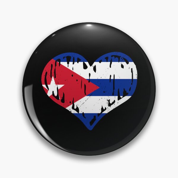 Artikelvorschau, Cuba Flag Heart Love entworfen und verkauft von rafaeltto.