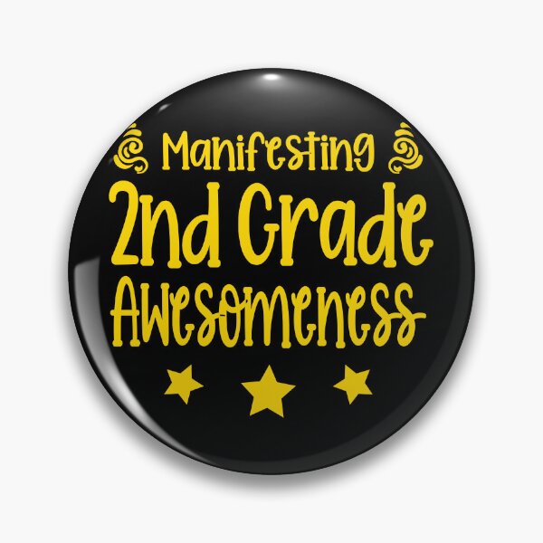 Item preview, Second Grade Awesome Inspirational Teacher 2nd Grade Future World Creators Gold Classroom Back to School First Day Awesomeness designed and sold by AstralRadiance.