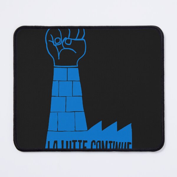 Item preview, Paris revolt, may 'la lutte continue' in blue designed and sold by Upchurch8.