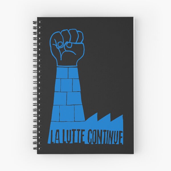 Item preview, Paris revolt, may  'la lutte continue' in blue designed and sold by Upchurch8.