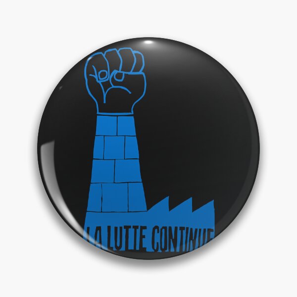 Item preview, Paris revolt, may  'la lutte continue' in blue designed and sold by Upchurch8.