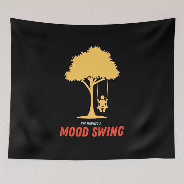 Item preview, Mood Swinging, in need of emotional support (yellow red) designed and sold by CherieTree.