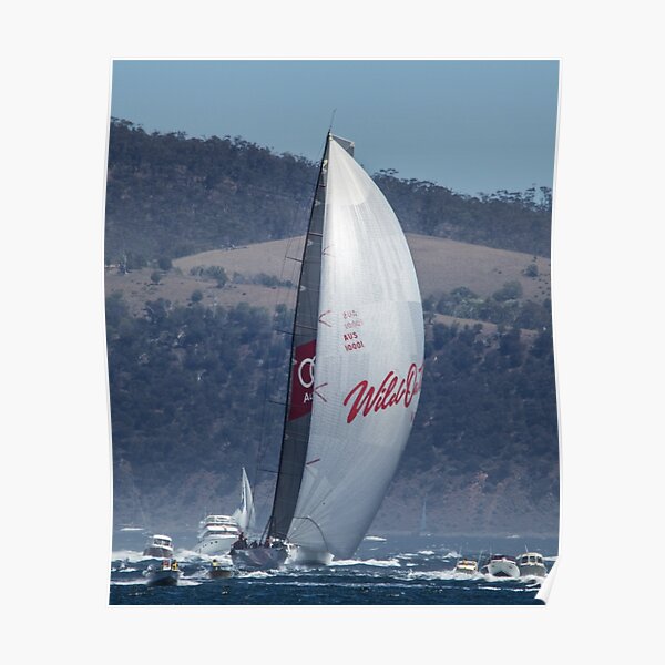 Wild Oats XI winning the 2104 Sydney to Hobart Poster
