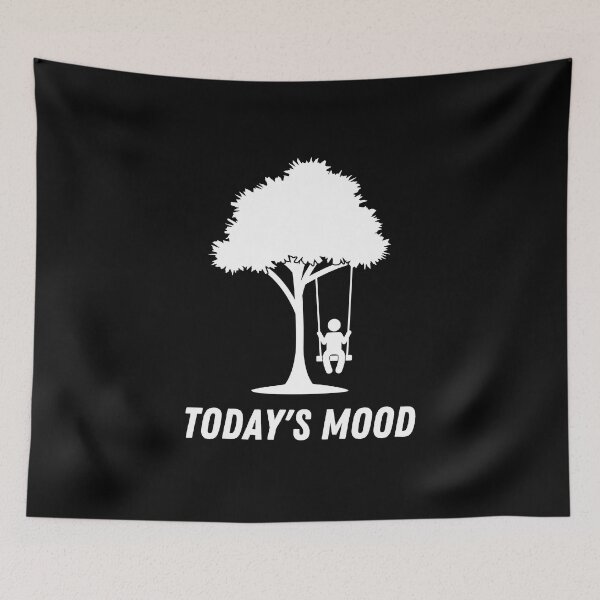 Item preview, Today's mood swing (white) designed and sold by CherieTree.
