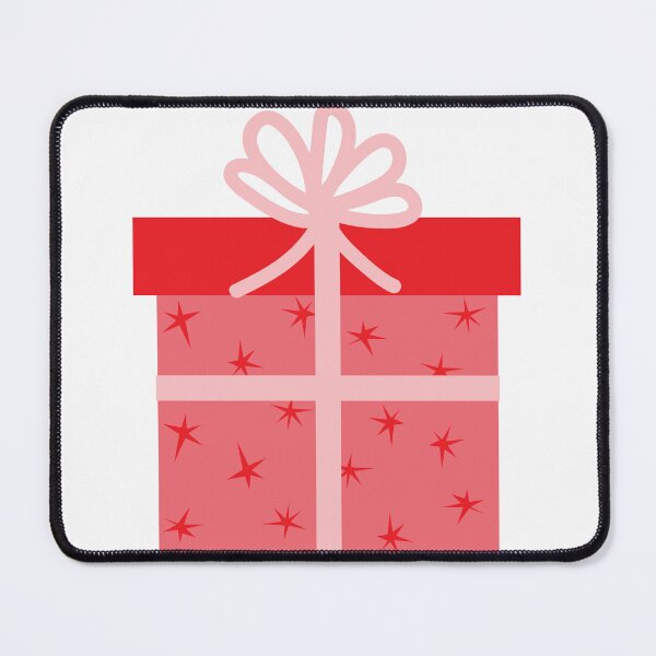 Item preview, Christmas red Present Gift Box with pink Ribbon - Do not open 'till December 25th!! designed and sold by FrancesPoff.