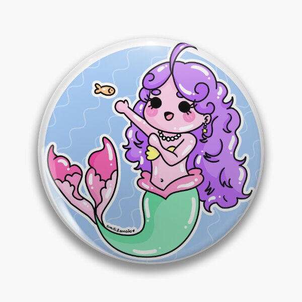 Item preview, girl mermaid designed and sold by sminismono.