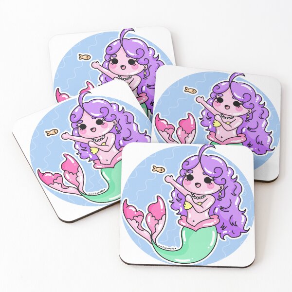 Item preview, girl mermaid designed and sold by sminismono.