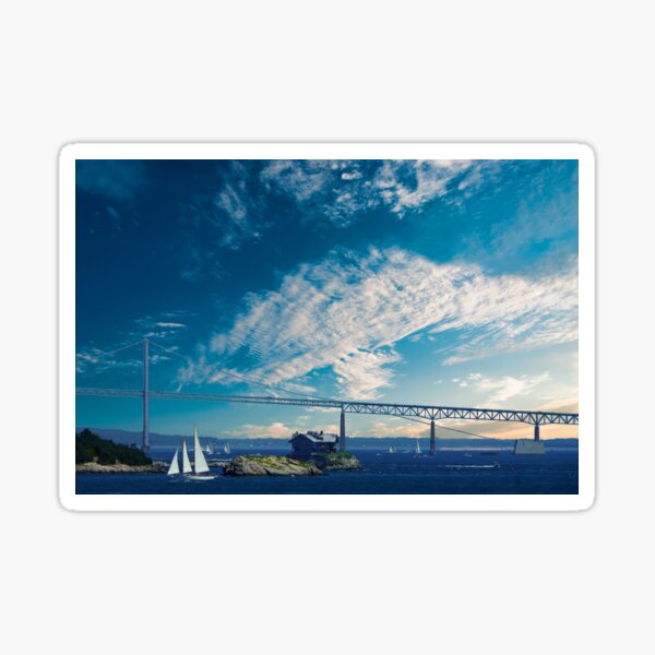 Sailing in Newport Sticker