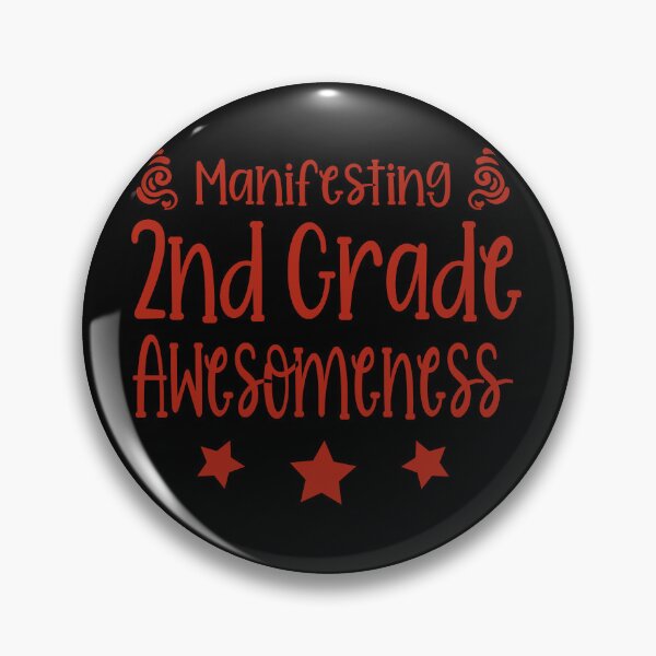 Item preview, Second Grade Awesome Inspirational Teacher 2nd Grade Future World Creators Red Classroom Back to School First Day Awesomeness designed and sold by AstralRadiance.