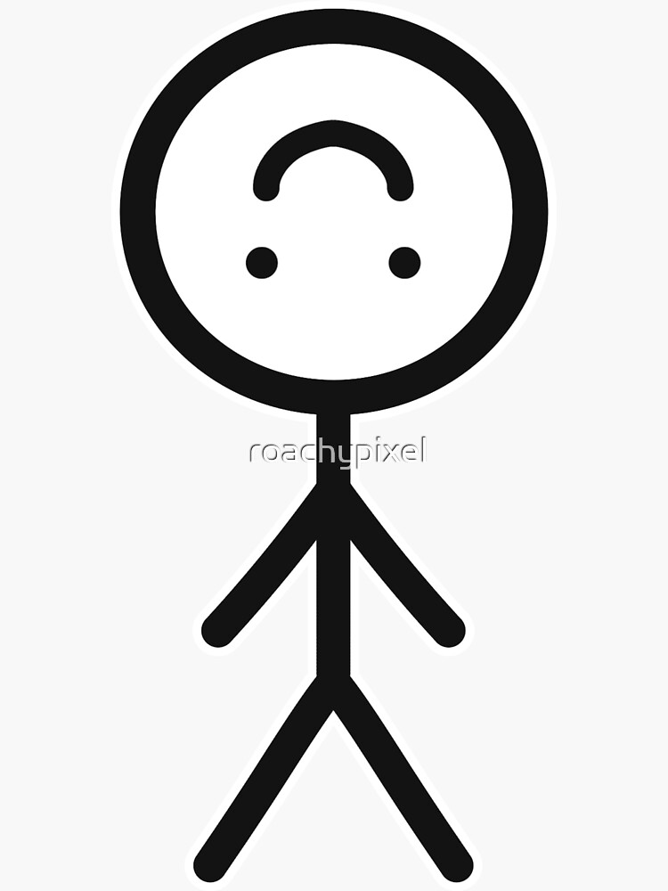 "mixed feelings" Sticker for Sale by roachypixel Redbubble