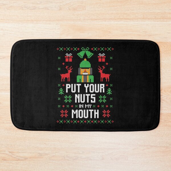 Item preview, Ugly Christmas Sweater Funny Put your nuts in my mouth  designed and sold by MichaelDa38882.