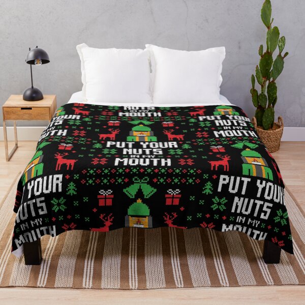 Item preview, Ugly Christmas Sweater Funny Put your nuts in my mouth designed and sold by MichaelDa38882.