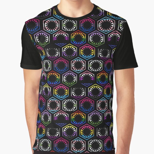 Item preview, LGBT First Order Hive (Repeating - Black) designed and sold by DarthAstris.
