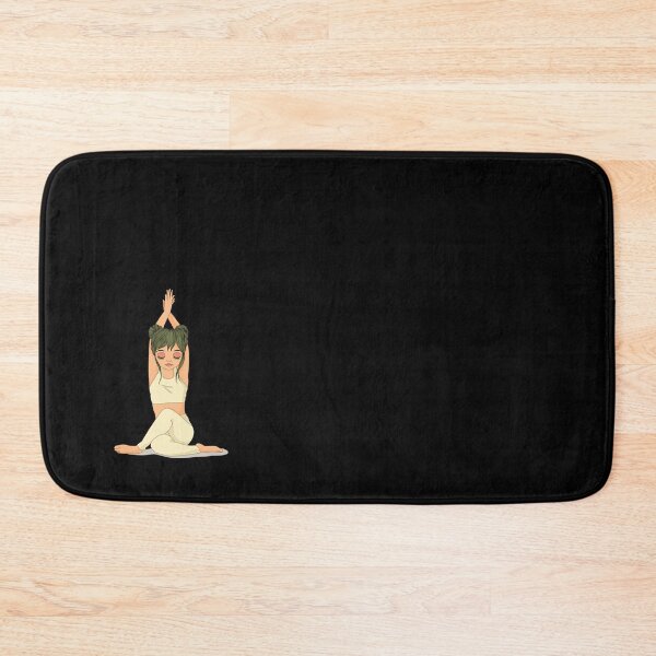 Item preview, half moon yoga pose                       designed and sold by BobbyWatkins.
