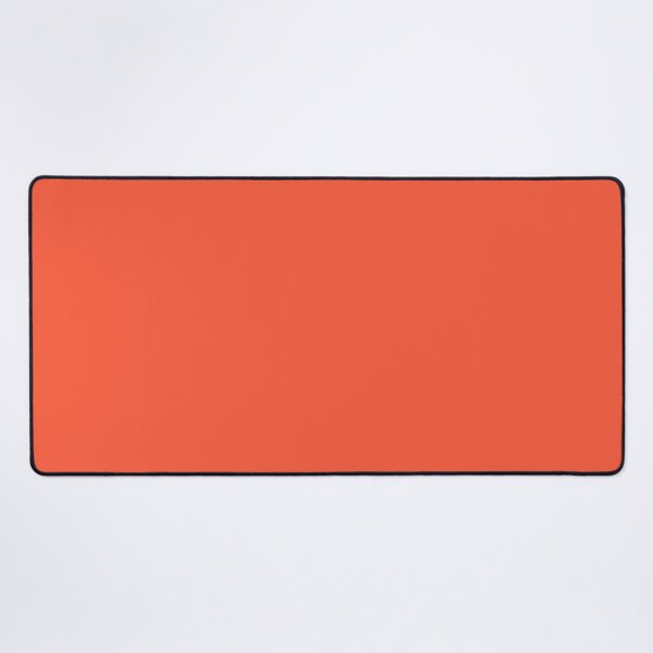 Flame | Color Trends | Spring Summer 2017 | Solid Colors | Fashion Colors | Desk Mat
