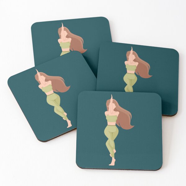 Item preview, half moon yoga pose                 designed and sold by BobbyWatkins.