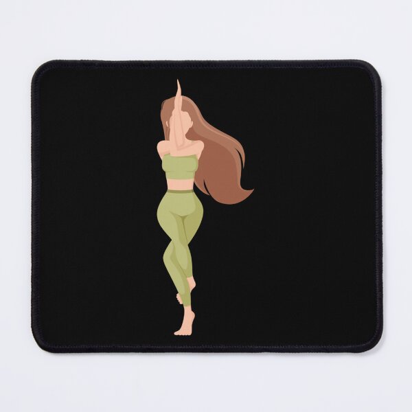 Item preview, half moon yoga pose                 designed and sold by BobbyWatkins.