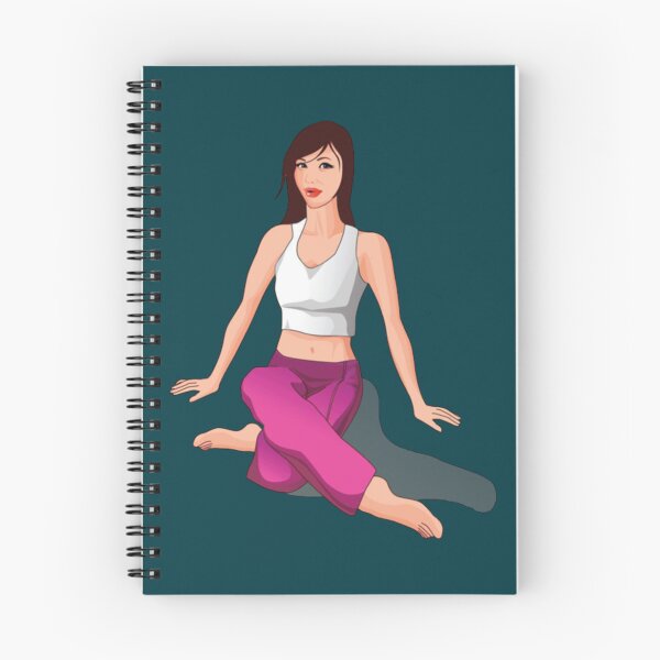 Item preview, Half moon yoga pose          designed and sold by BobbyWatkins.