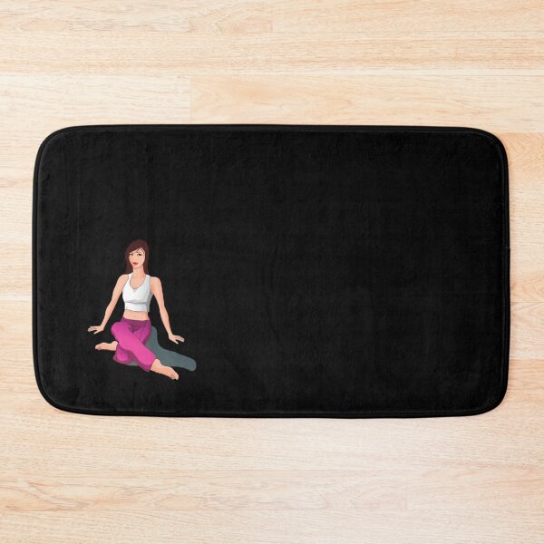 Item preview, Half moon yoga pose          designed and sold by BobbyWatkins.