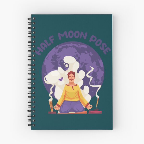 Item preview, Half moon yoga pose       designed and sold by BobbyWatkins.