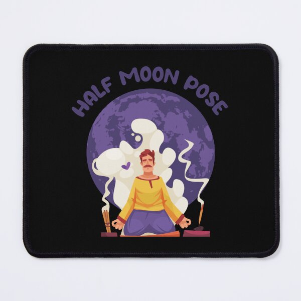 Item preview, Half moon yoga pose       designed and sold by BobbyWatkins.