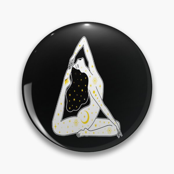 Item preview, Half moon yoga pose       designed and sold by BobbyWatkins.