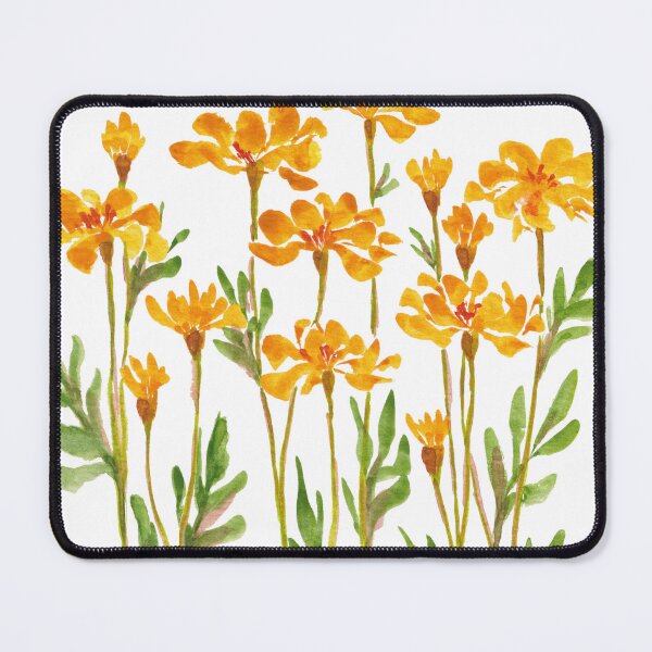 Item preview, Golden Marigold Flowers designed and sold by JRoseDesign.