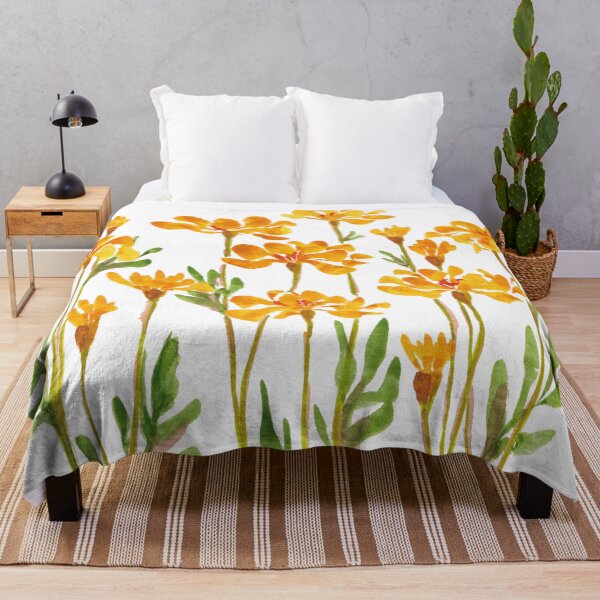 Item preview, Golden Marigold Flowers designed and sold by JRoseDesign.