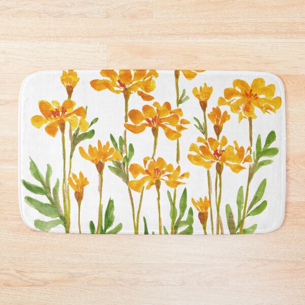 Item preview, Golden Marigold Flowers designed and sold by JRoseDesign.