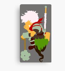 Bastion Minimal Art Canvas Print