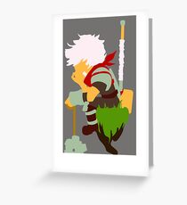 Bastion Minimal Art Greeting Card