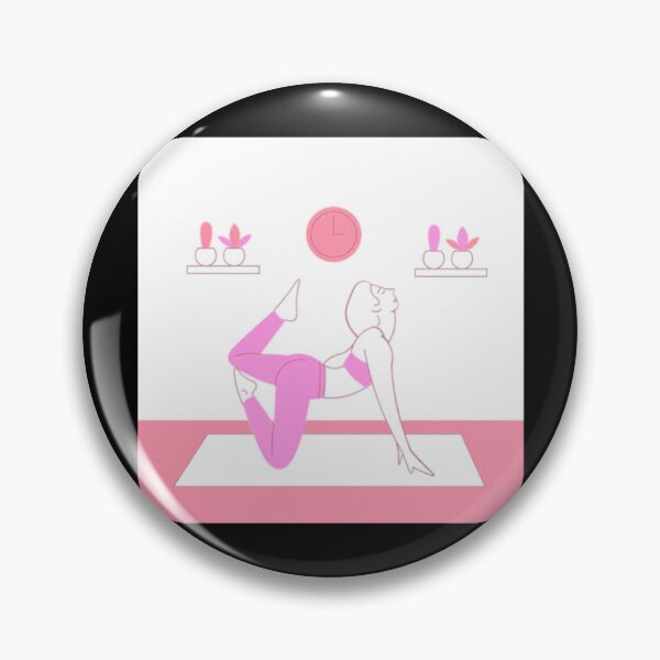 Item preview, Half moon yoga pose   designed and sold by BobbyWatkins.