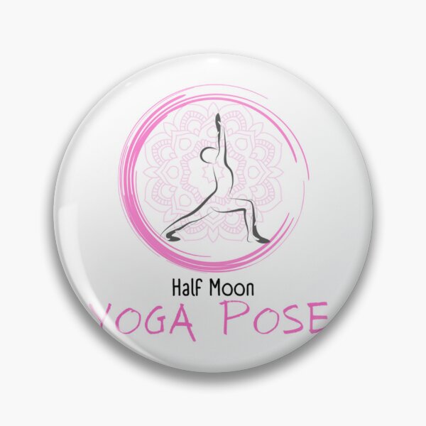 Item preview, Half moon yoga pose   designed and sold by BobbyWatkins.
