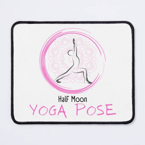 Item preview, Half moon yoga pose   designed and sold by BobbyWatkins.