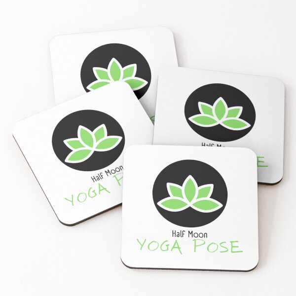 Item preview, Half moon yoga pose   designed and sold by BobbyWatkins.