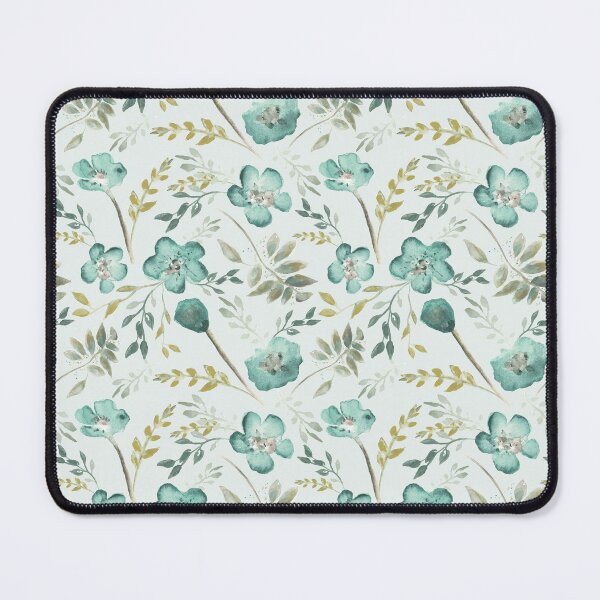 Item preview, Baby Green Eyes Watercolor Floral Pattern designed and sold by StudioPosies.