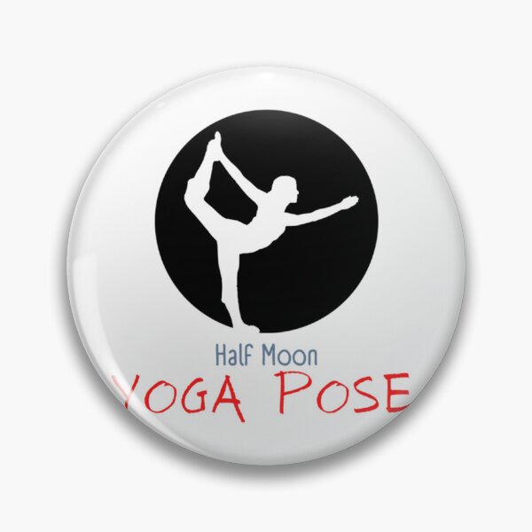 Item preview, Half moon yoga pose   designed and sold by BobbyWatkins.