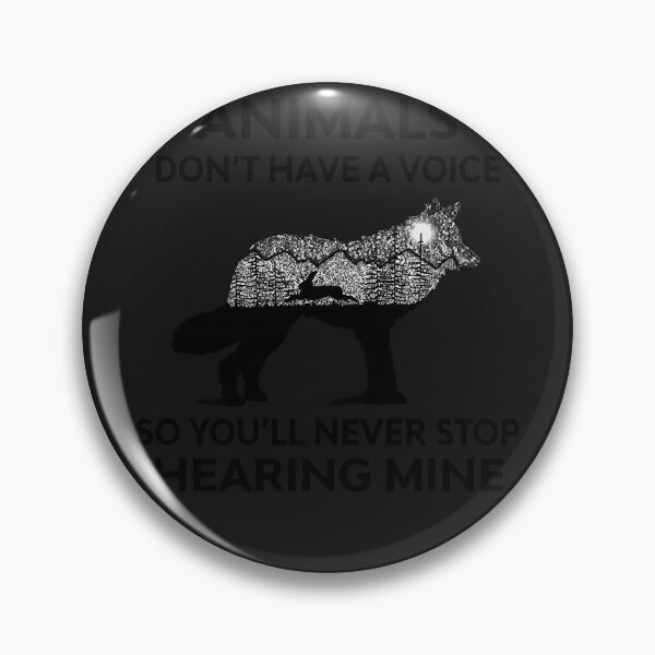Item preview, Animals don't have a voice so you'll never stop hearing mine designed and sold by Constance45.
