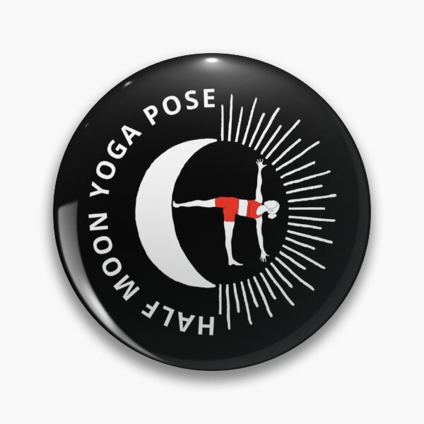 Item preview, Half moon yoga pose   designed and sold by BobbyWatkins.