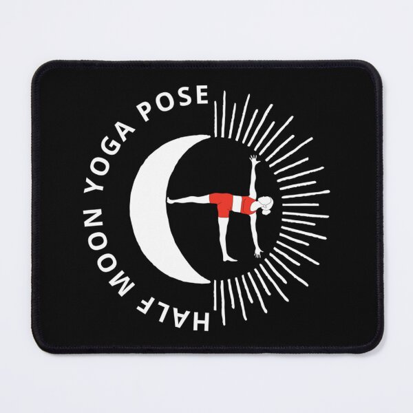 Item preview, Half moon yoga pose   designed and sold by BobbyWatkins.
