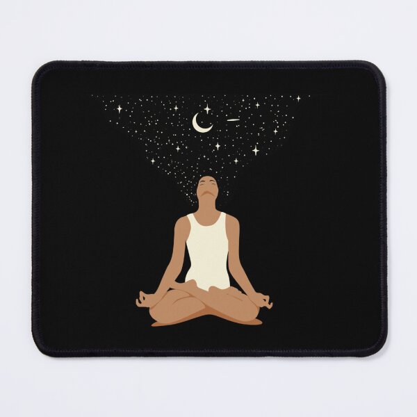 Item preview, Half moon yoga pose   designed and sold by BobbyWatkins.