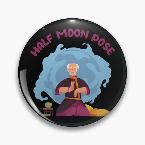 Item preview, Half moon yoga pose   designed and sold by BobbyWatkins.