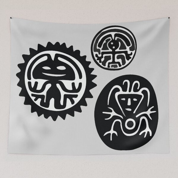 Item preview, Mayan symbols antique writing mayan culture images and decoration mayan man designed and sold by T-Mex.