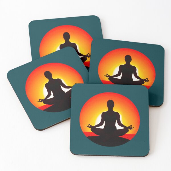 Item preview, Half moon yoga pose   designed and sold by BobbyWatkins.