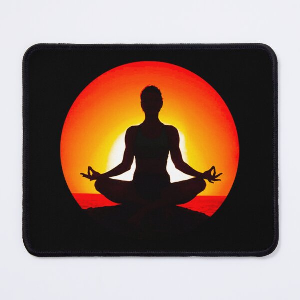 Item preview, Half moon yoga pose   designed and sold by BobbyWatkins.