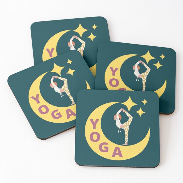 Item preview, Half moon yoga pose   designed and sold by BobbyWatkins.