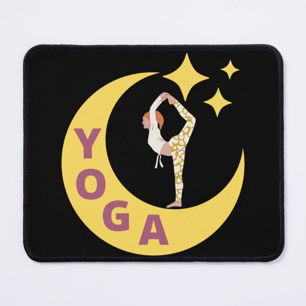 Item preview, Half moon yoga pose   designed and sold by BobbyWatkins.