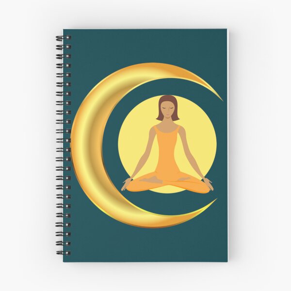 Item preview, Half moon yoga pose   designed and sold by BobbyWatkins.