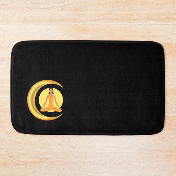 Item preview, Half moon yoga pose   designed and sold by BobbyWatkins.