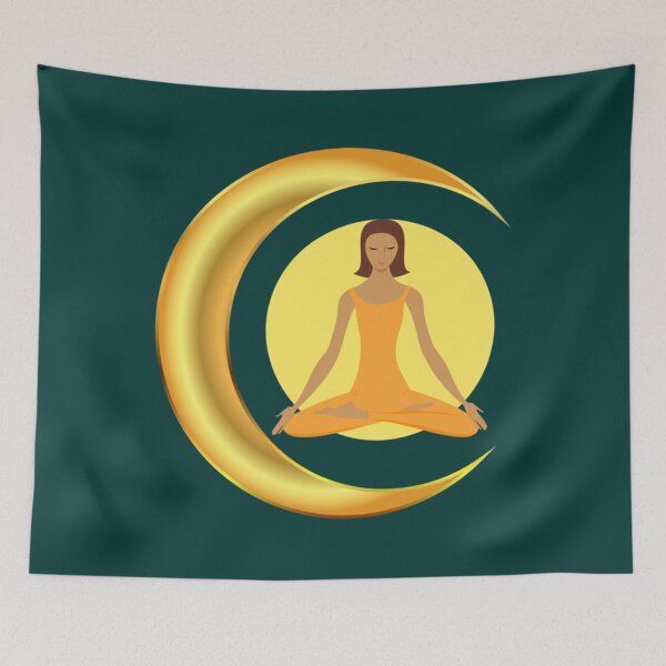 Artikelvorschau, Halbmond-Yoga-Pose entworfen und verkauft von BobbyWatkins.